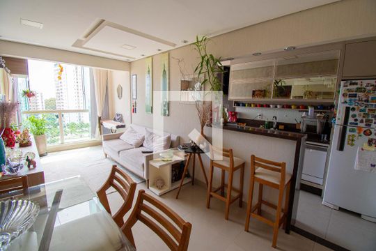Sala de apartamento para alugar com 2 quartos, 67m² em Norte (águas Claras), Brasília