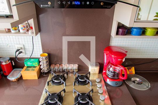 Cozinha de apartamento para alugar com 2 quartos, 67m² em Norte (águas Claras), Brasília