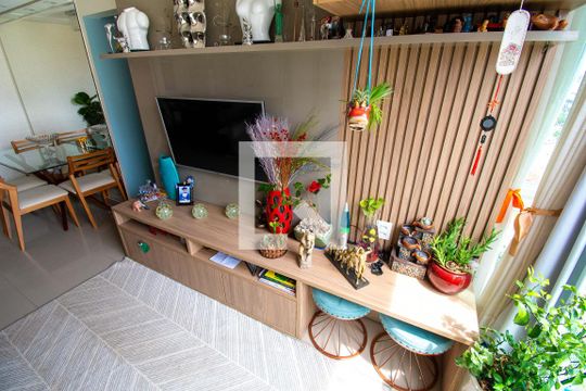 Sala de apartamento para alugar com 2 quartos, 67m² em Norte (águas Claras), Brasília