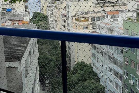 varanda de apartamento à venda com 2 quartos, 79m² em Copacabana, Rio de Janeiro