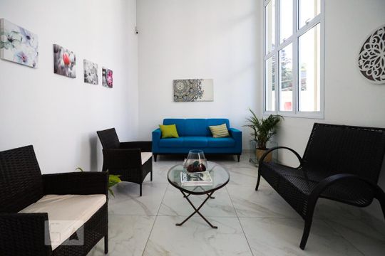 Hall de kitnet/studio para alugar com 1 quarto, 35m² em Santo Amaro, São Paulo