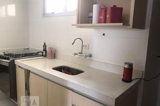 Cozinha de apartamento para alugar com 2 quartos, 62m² em Santa Paula, São Caetano do Sul