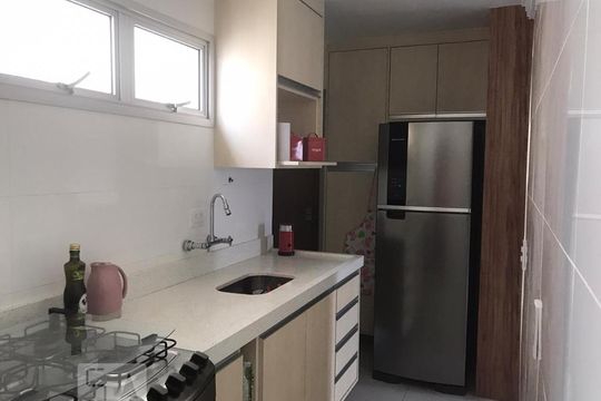 Cozinha de apartamento para alugar com 2 quartos, 62m² em Santa Paula, São Caetano do Sul