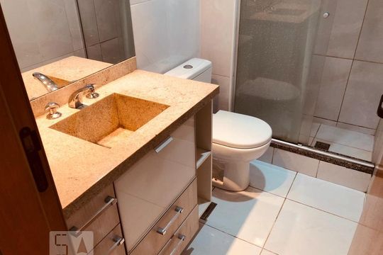 Banheiro Social de apartamento à venda com 2 quartos, 68m² em Pechincha, Rio de Janeiro