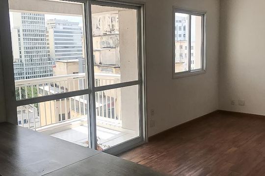 Sala de apartamento à venda com 1 quarto, 64m² em Centro, São Paulo