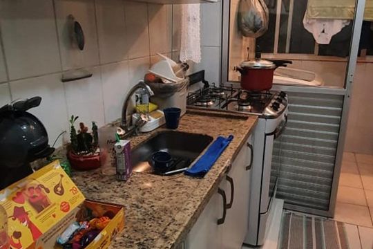 Cozinha de apartamento à venda com 3 quartos, 69m² em Vila Bela Vista (zona Norte), São Paulo