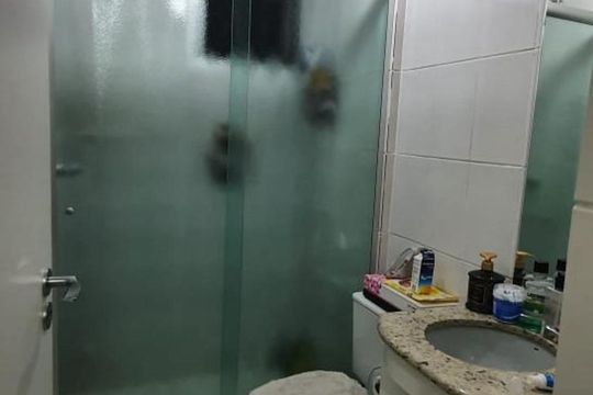 Banheiro de apartamento à venda com 3 quartos, 69m² em Vila Bela Vista (zona Norte), São Paulo
