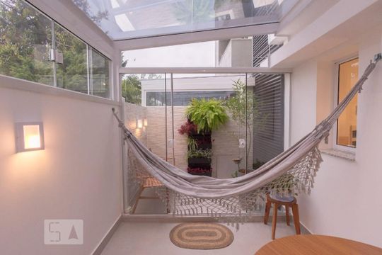 Varanda e Jardim de Inverno de kitnet/studio à venda com 1 quarto, 34m² em Mercês, Curitiba