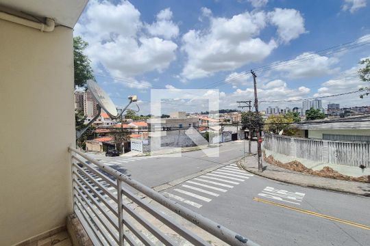 Varanda da Sala - vista de apartamento para alugar com 1 quarto, 42m² em Assunção, São Bernardo do Campo