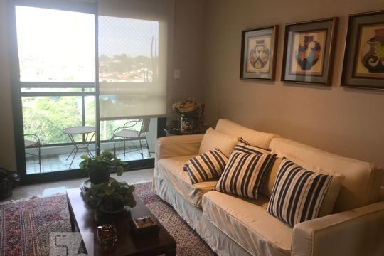 Sala de apartamento para alugar com 3 quartos, 156m² em Jardim Colombo, São Paulo