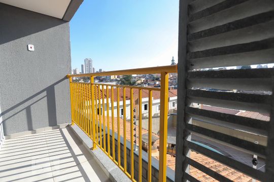 Varanda / Área de Serviço de kitnet/studio à venda com 1 quarto, 28m² em Vila Carrão, São Paulo