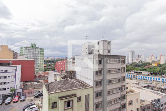 Vista da Varanda de kitnet/studio para alugar com 0 quarto, 22m² em Sé, São Paulo