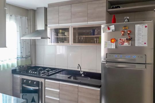 Cozinha de apartamento à venda com 2 quartos, 100m² em Jardim Santo Antônio, Santo André
