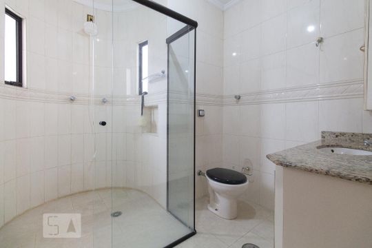 Banheiro do quarto 3 de casa de condomínio à venda com 3 quartos, 117m² em Vila Aricanduva, São Paulo
