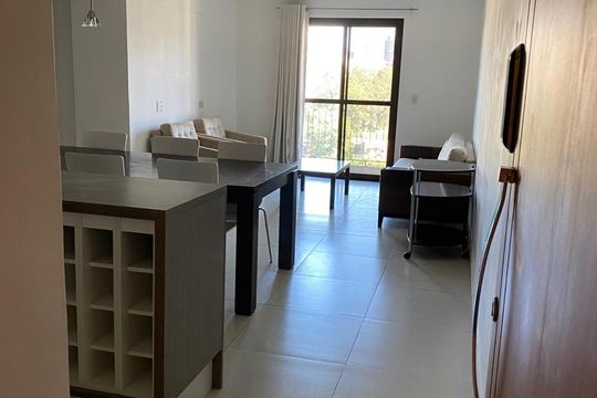 Sala de apartamento para alugar com 3 quartos, 83m² em Paraíso do Morumbi, São Paulo