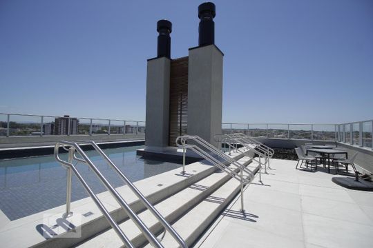 Área comum - Piscina de apartamento para alugar com 1 quarto, 46m² em Marechal Rondon, Canoas