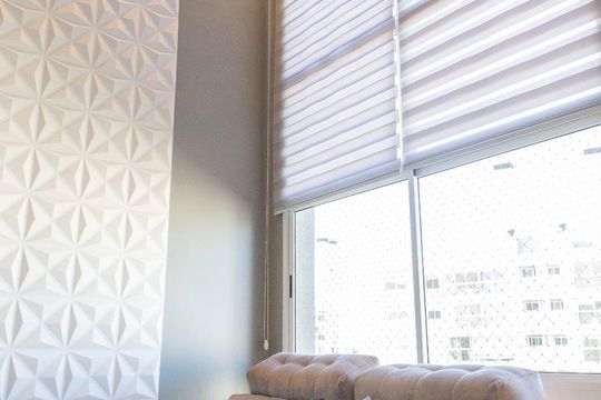 Sala de apartamento à venda com 1 quarto, 63m² em Jardim do Salso, Porto Alegre