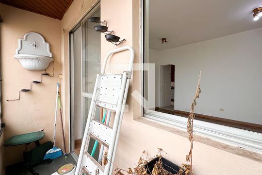Varanda da Sala de apartamento para alugar com 3 quartos, 76m² em Planalto, São Bernardo do Campo