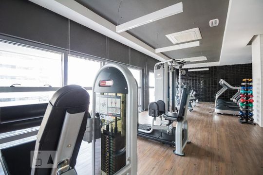 Academia - Condomínio de apartamento para alugar com 2 quartos, 76m² em Santo Amaro, São Paulo