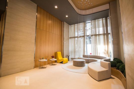 Hall Social - Condomínio de apartamento para alugar com 2 quartos, 76m² em Santo Amaro, São Paulo