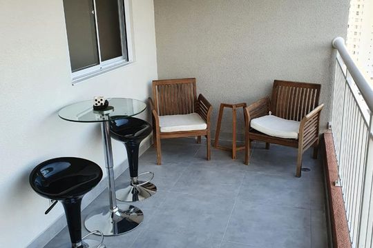 Varanda de apartamento à venda com 1 quarto, 35m² em Cambuci, São Paulo