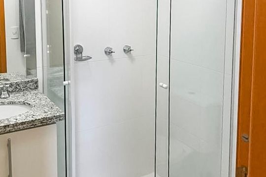 Banheiro  de apartamento para alugar com 2 quartos, 60m² em Casa Branca, Santo André