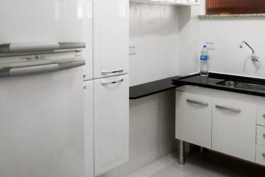 Cozinha de apartamento à venda com 1 quarto, 45m² em República, São Paulo