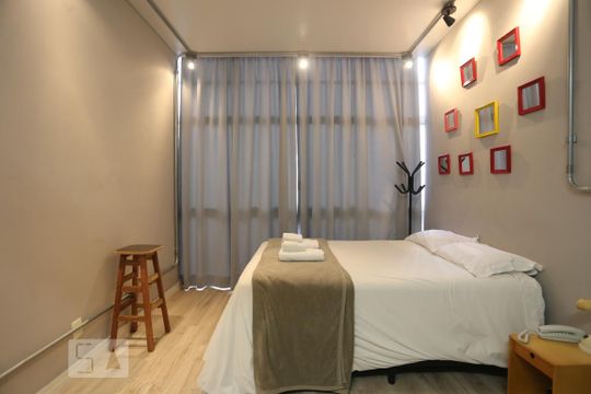 Studio  de apartamento para alugar com 1 quarto, 30m² em República, São Paulo