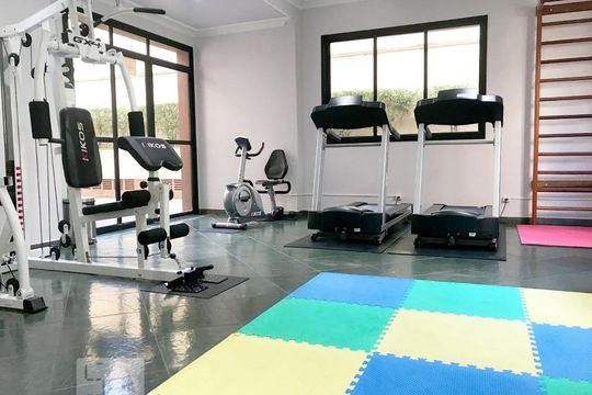 Área comum - Academia de apartamento para alugar com 2 quartos, 62m² em Santo Antônio, São Caetano do Sul