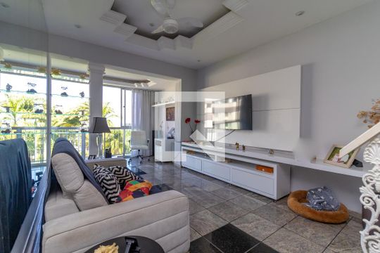 Sala de apartamento à venda com 3 quartos, 180m² em Barra da Tijuca, Rio de Janeiro