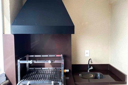 Varanda gourmet de apartamento à venda com 3 quartos, 87m² em Centro, Diadema