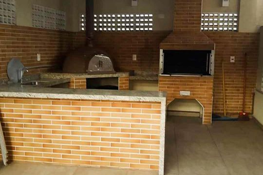 Área comum - Churrasqueira de apartamento à venda com 3 quartos, 87m² em Centro, Diadema
