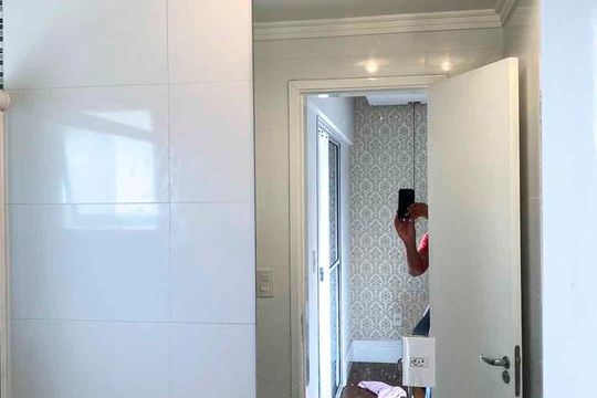 Banheiro 1 de apartamento à venda com 3 quartos, 87m² em Centro, Diadema