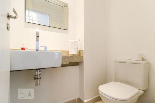 Lavabo de apartamento à venda com 2 quartos, 80m² em Cidade Monções, São Paulo
