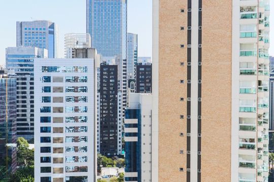 Vista Suíte 2 de apartamento à venda com 2 quartos, 80m² em Cidade Monções, São Paulo