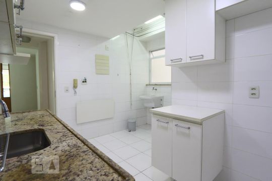 Cozinha - Armários de apartamento à venda com 3 quartos, 84m² em Freguesia (jacarepaguá), Rio de Janeiro
