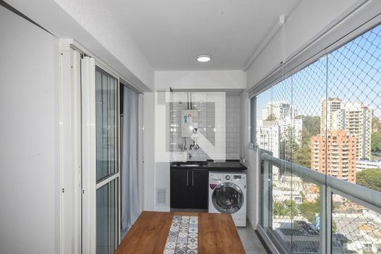 Varanda de apartamento para alugar com 1 quarto, 40m² em Vila Andrade, São Paulo