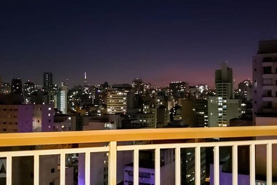 Vista de kitnet/studio para alugar com 1 quarto, 29m² em República, São Paulo