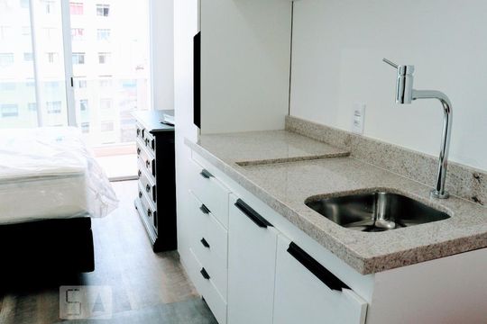 Studio de kitnet/studio para alugar com 1 quarto, 23m² em Sé, São Paulo