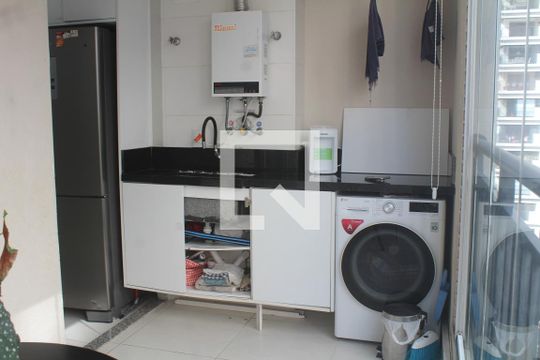Área de Serviço de apartamento à venda com 1 quarto, 42m² em Brás, São Paulo