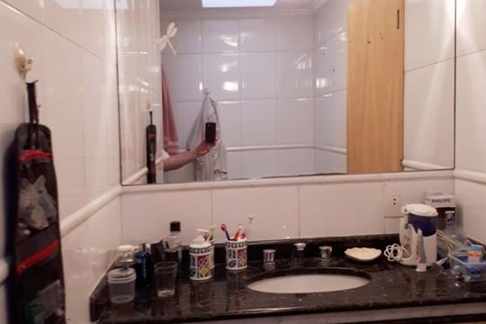Banheiro de apartamento à venda com 4 quartos, 220m² em Vila Pompéia, São Paulo