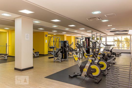 Área Comum - Academia de apartamento para alugar com 1 quarto, 39m² em Vila Mariana, São Paulo