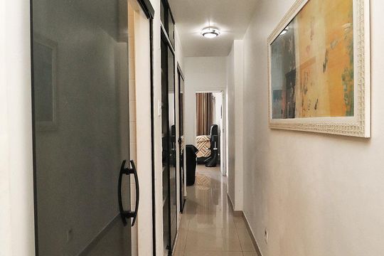 Corredor. de apartamento para alugar com 1 quarto, 45m² em Copacabana, Rio de Janeiro