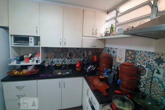 Cozinha de apartamento à venda com 3 quartos, 95m² em Pinheiros, São Paulo