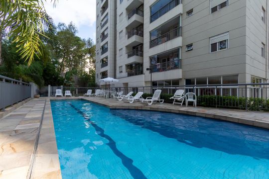 Piscina de apartamento à venda com 3 quartos, 87m² em Parque Reboucas, São Paulo