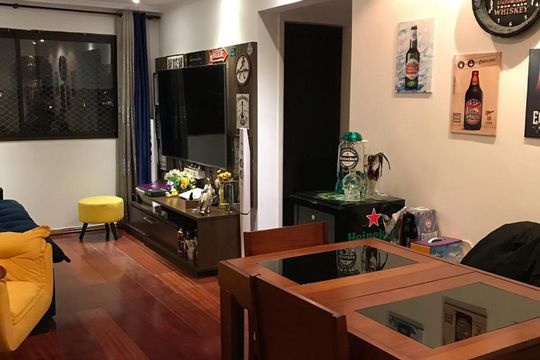 Sala de apartamento para alugar com 2 quartos, 54m² em Vila Mangalot, São Paulo