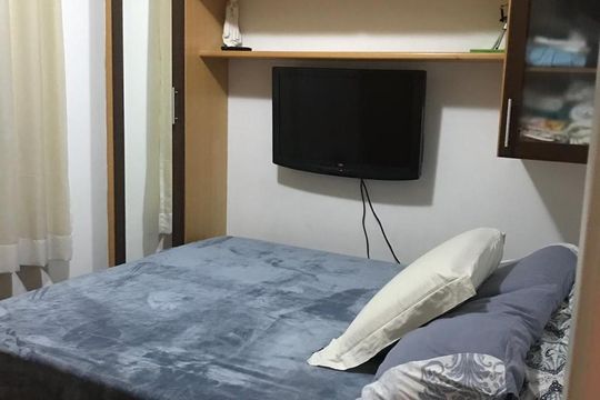 Quarto de apartamento para alugar com 2 quartos, 54m² em Vila Mangalot, São Paulo