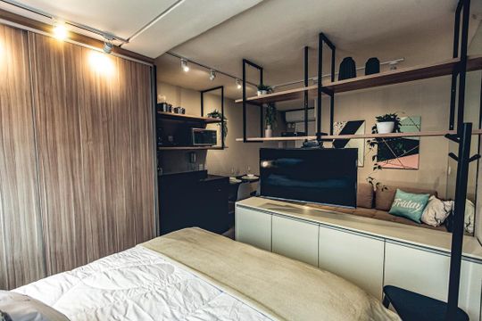Suíte  de kitnet/studio para alugar com 1 quarto, 30m² em Vila Olímpia, São Paulo