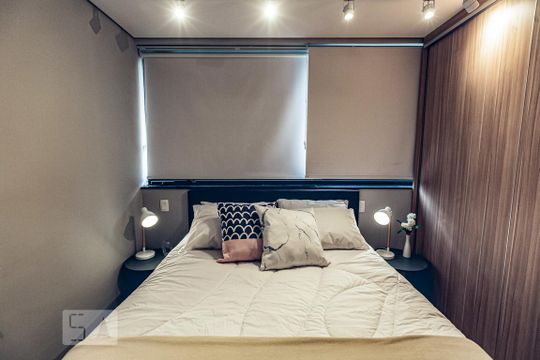 Detalhe Iluminação  de kitnet/studio para alugar com 1 quarto, 30m² em Vila Olímpia, São Paulo