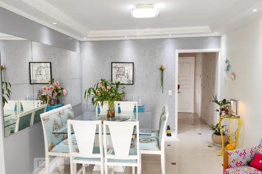 Sala de apartamento à venda com 3 quartos, 70m² em Vila Palmeiras, São Paulo